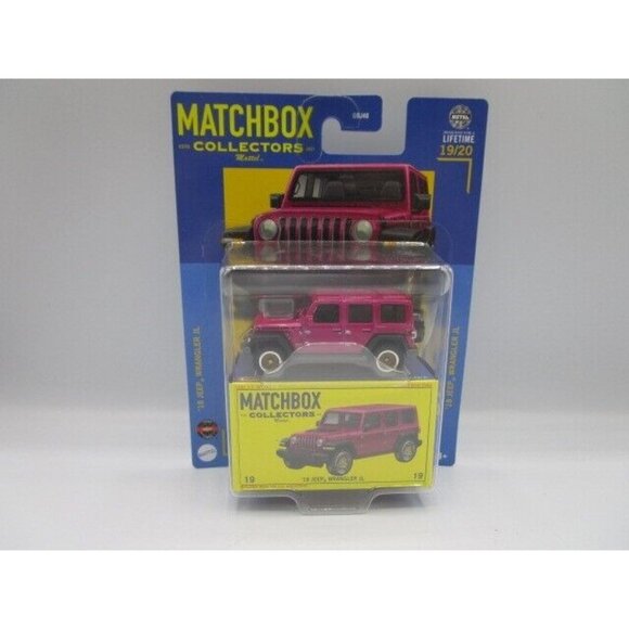 Matchbox Collectors '18 Jeep Wrangler JL Purple #19/20 Diecast Car - Picture 1 of 3